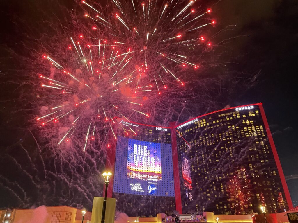 Las Vegas 4th of July Fireworks at Resorts World