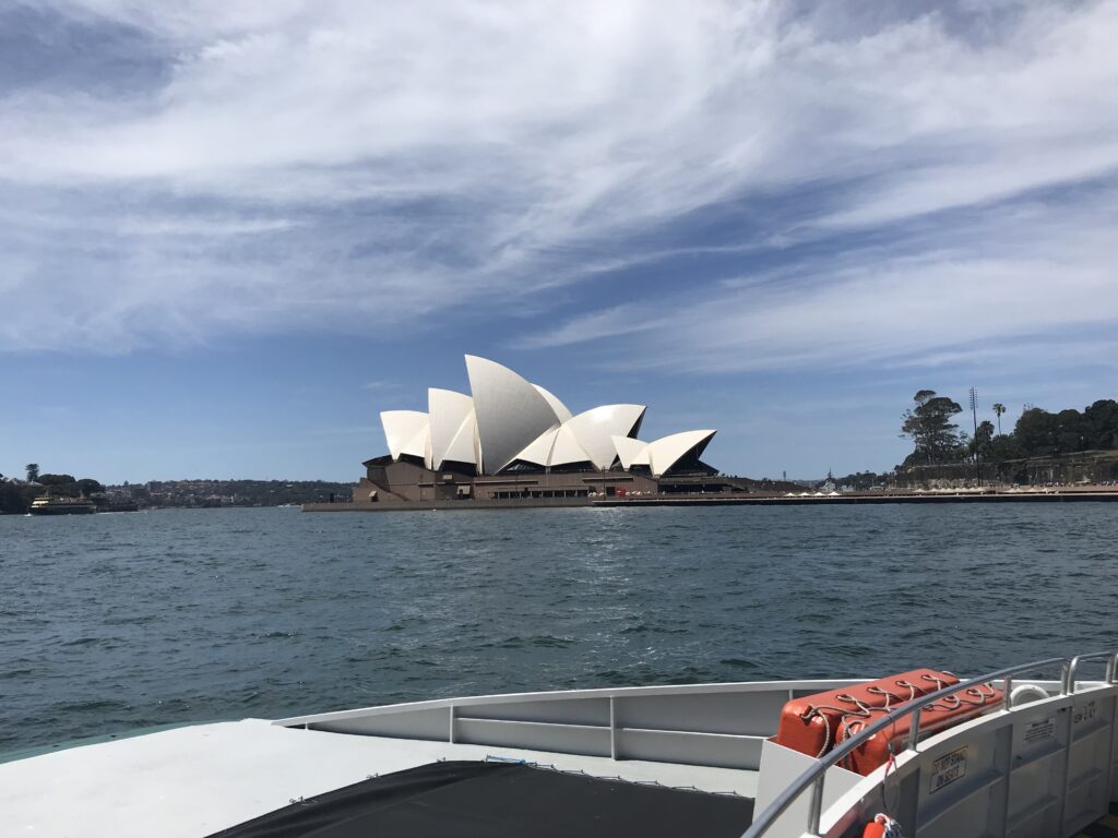 Sydney Opera House from a Ferry